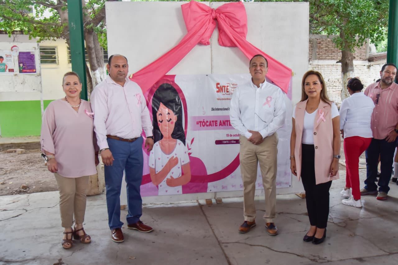 Evento en secundaria sobrela prevención contra el cáncer de mama