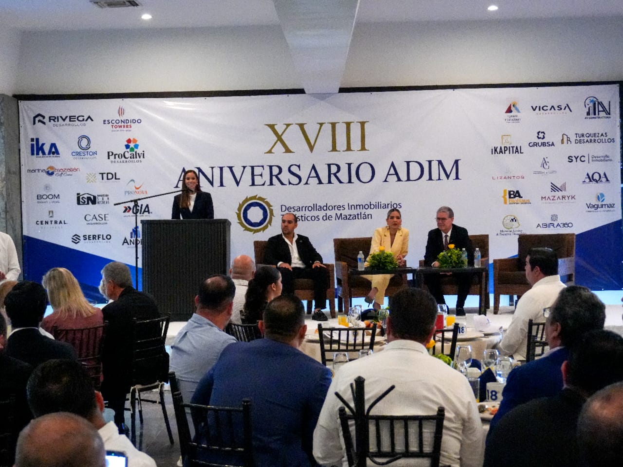 Evento por aniversario de la ADIM en Mazatlán, Sinaloa