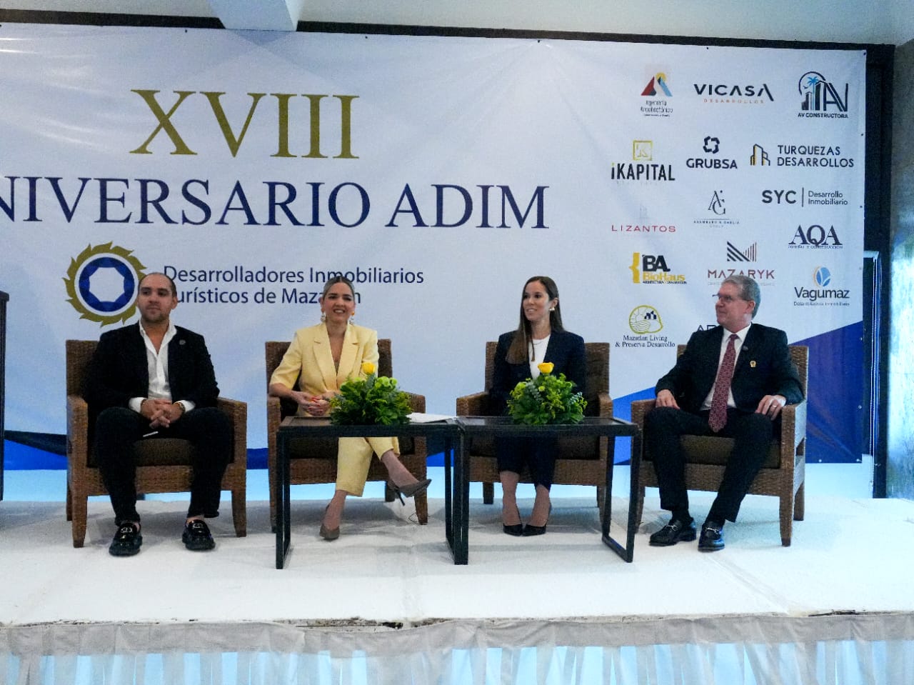 Evento por aniversario de la ADIM en Mazatlán, Sinaloa