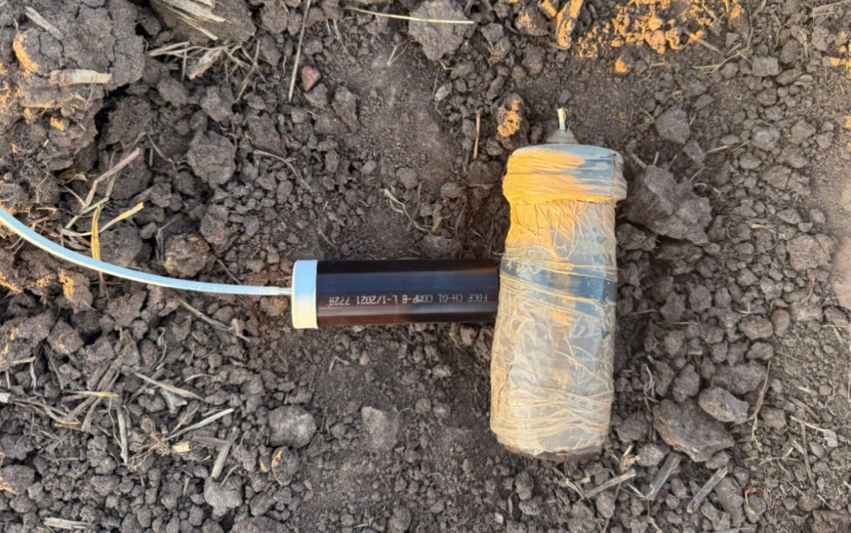 Explosivo decomisado por el Ejercito en Villa Juárez, Navolato