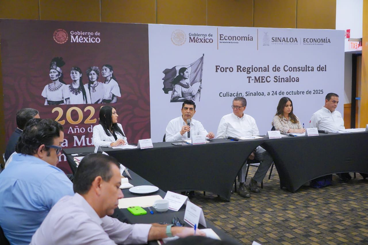 Feliciano Castro en el Foro Regional de Consulta del T-MEC Sinaloa