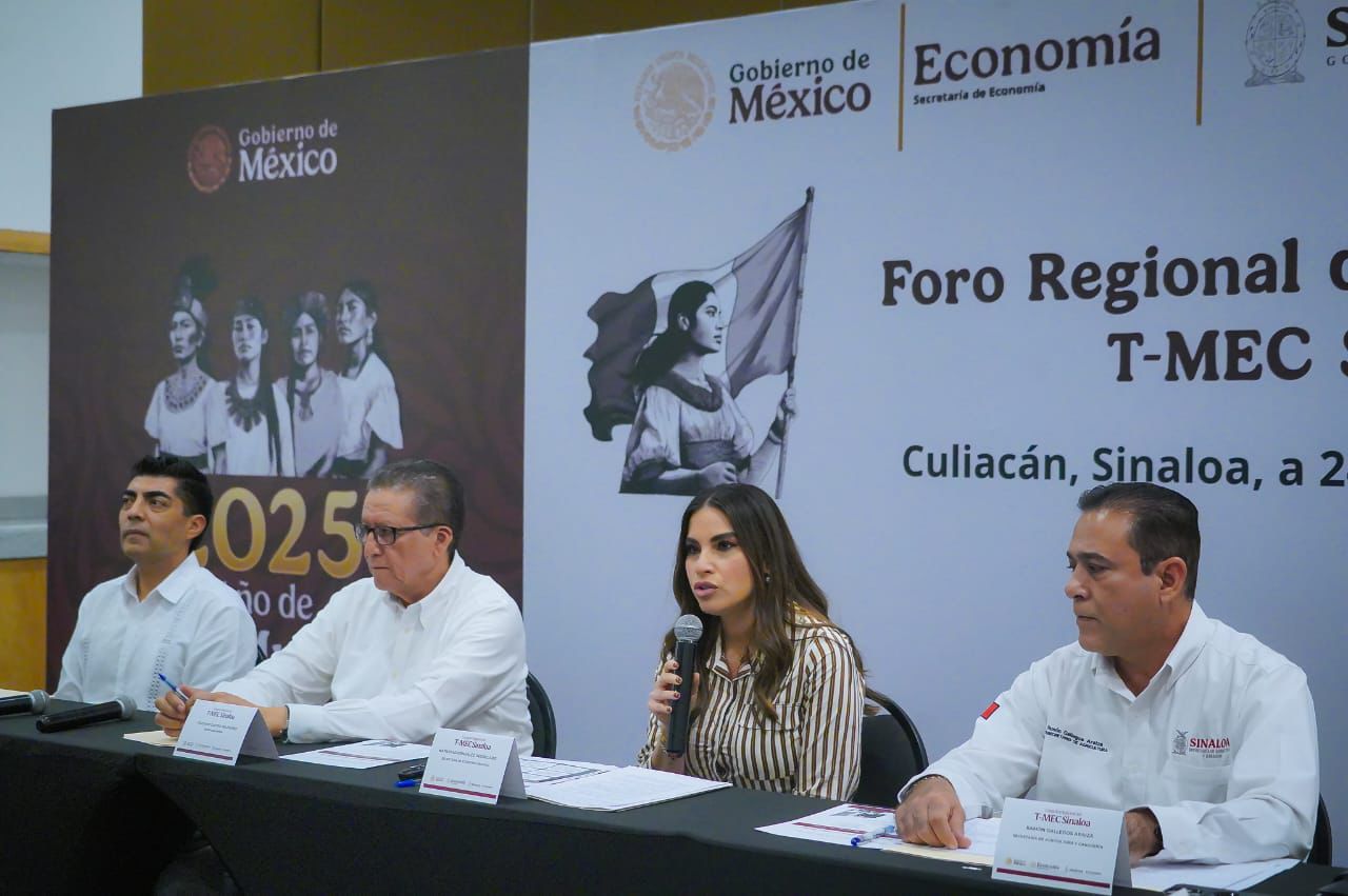 Feliciano Castro en el Foro Regional de Consulta del T-MEC Sinaloa