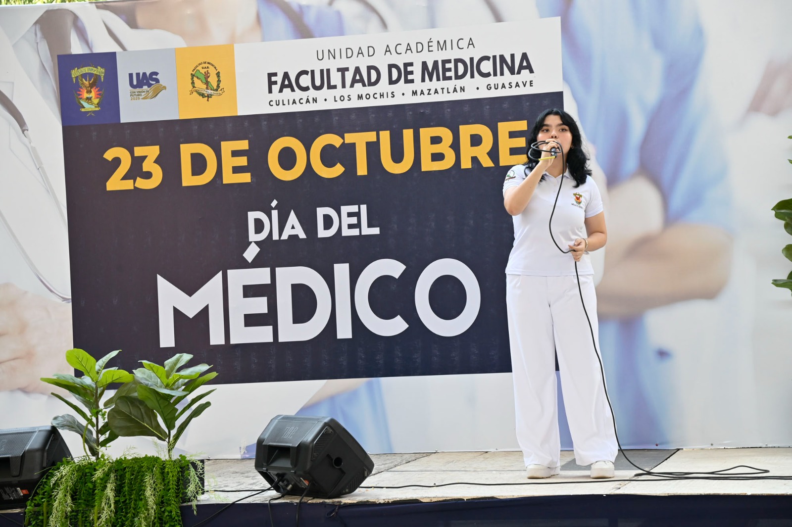 Festejo del Día del Médico en la Facultad de Medicina de la UAS en Culiacán