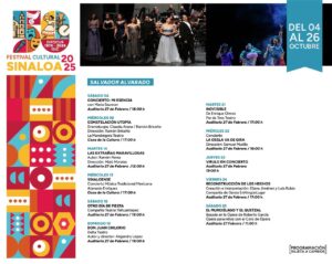 Festival Cultural Sinaloa 2025 en Salvador Alvarado