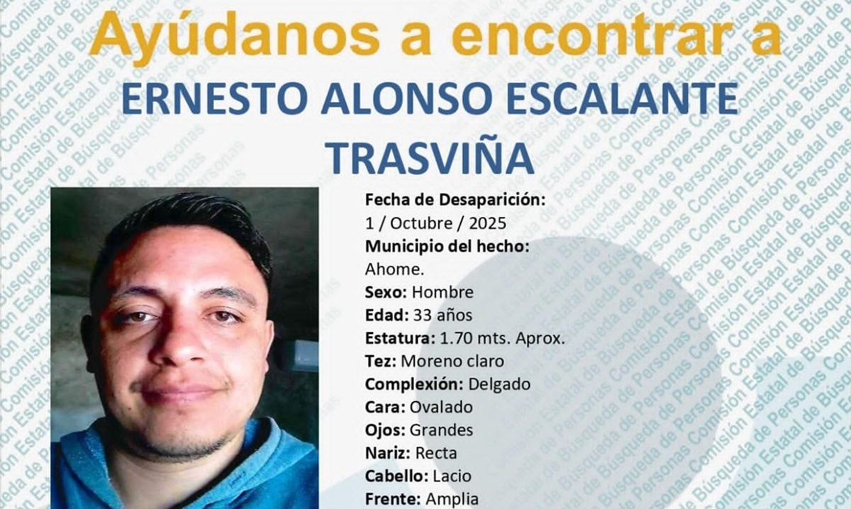 Ficha de búsqueda de Ernesto Alonso Escalante Trasviña