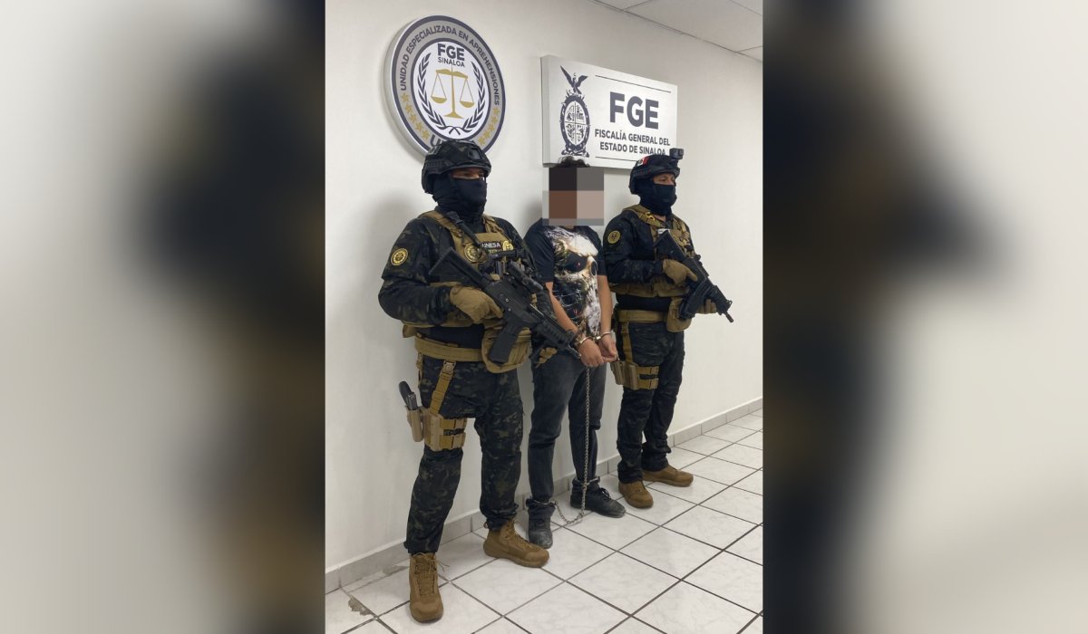 Francisco "N", detenido en Culiacán, Sinaloa