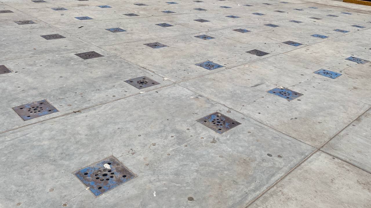 Fuente de la Iglesia del Rosario en Guasave, Sinaloa