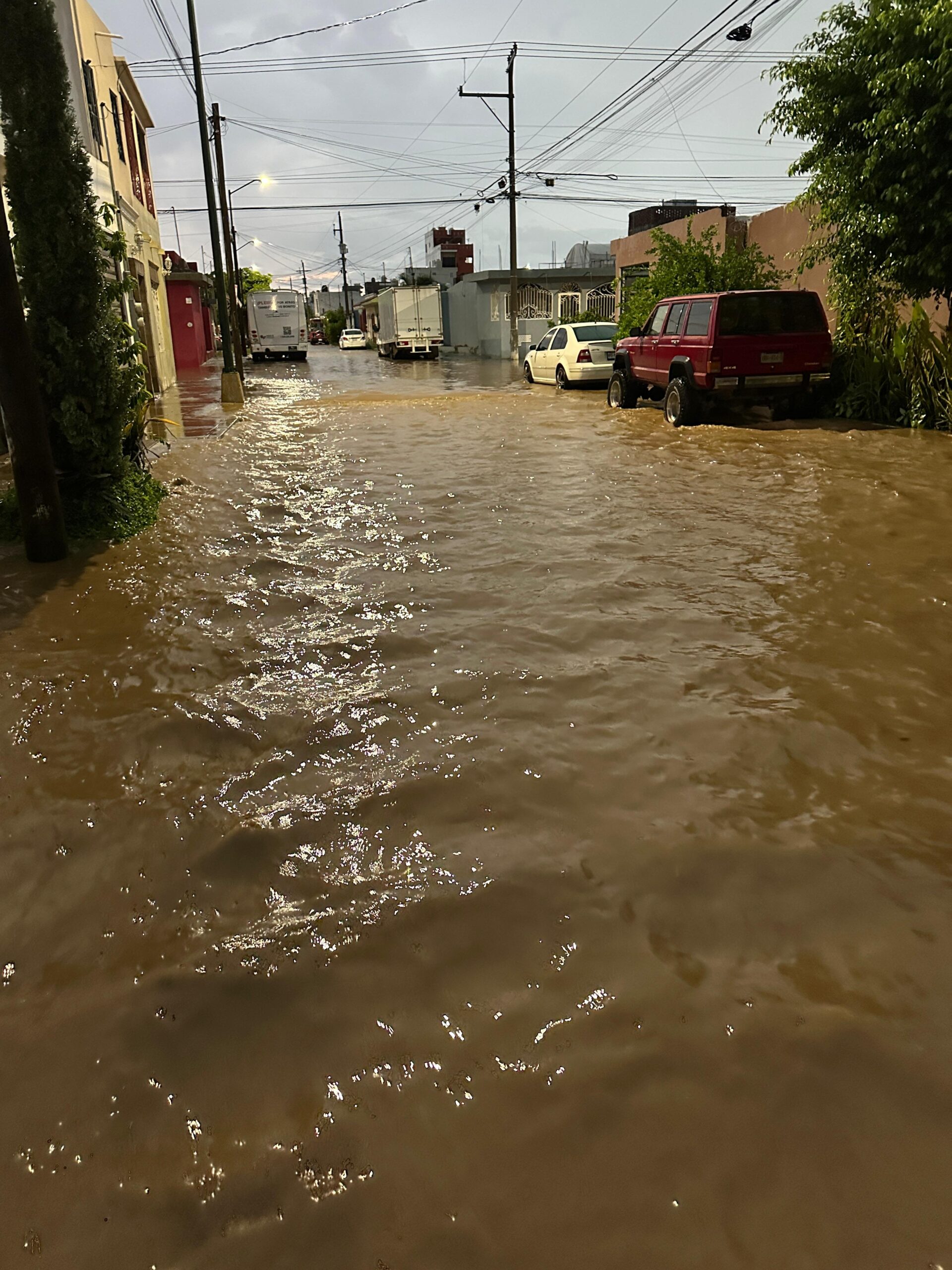 fuertes lluvias en mazatlan