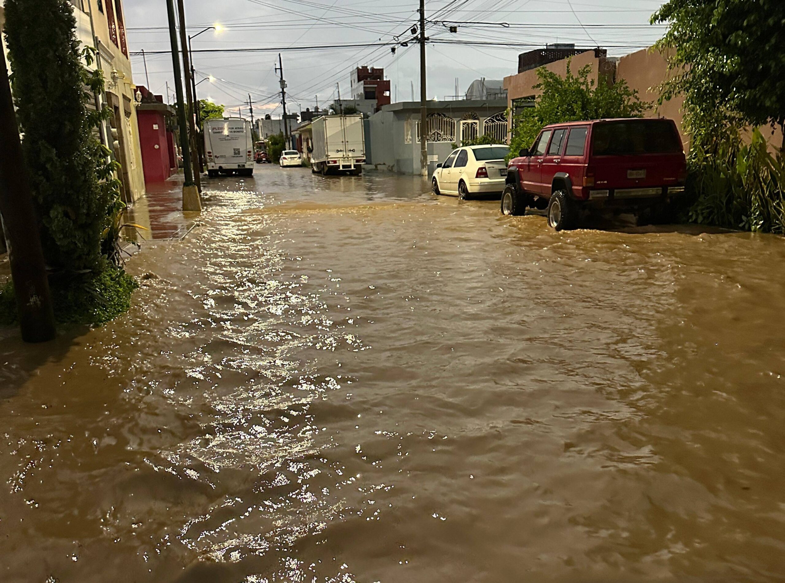 fuertes lluvias en mazatlan