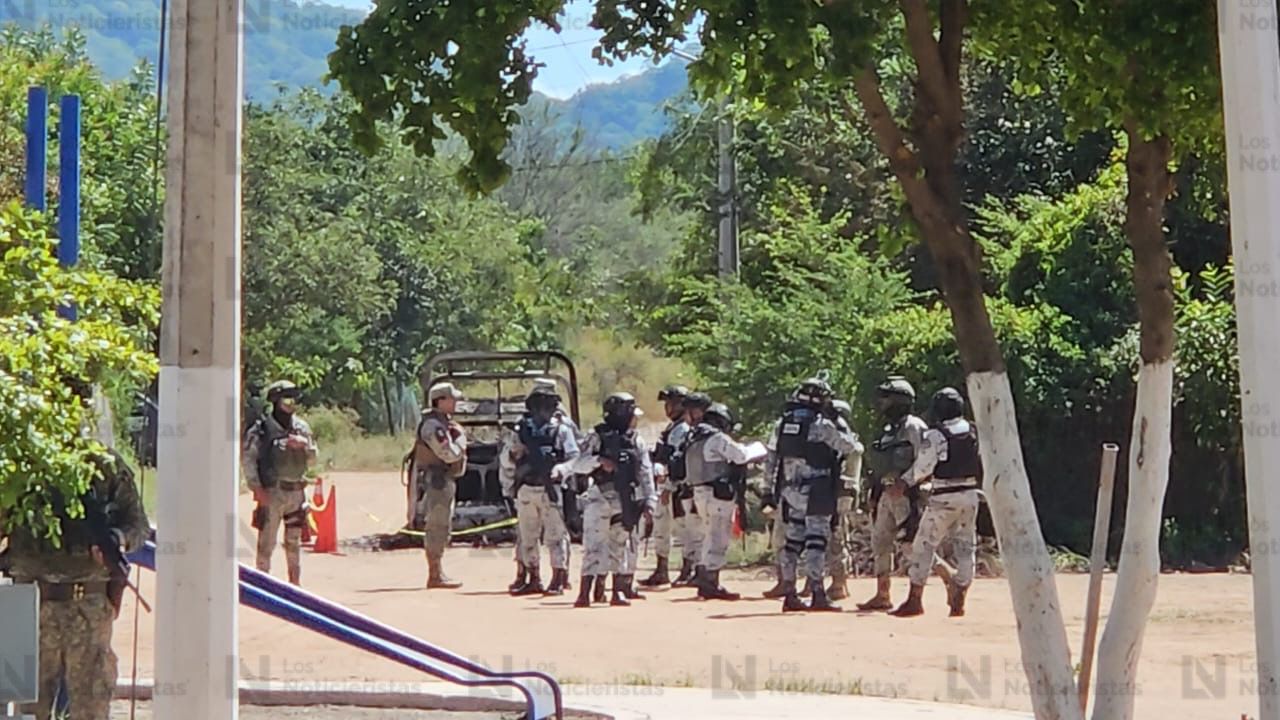 Fuerzas federales en Tepuche, Culiacán, tras enfrentamiento