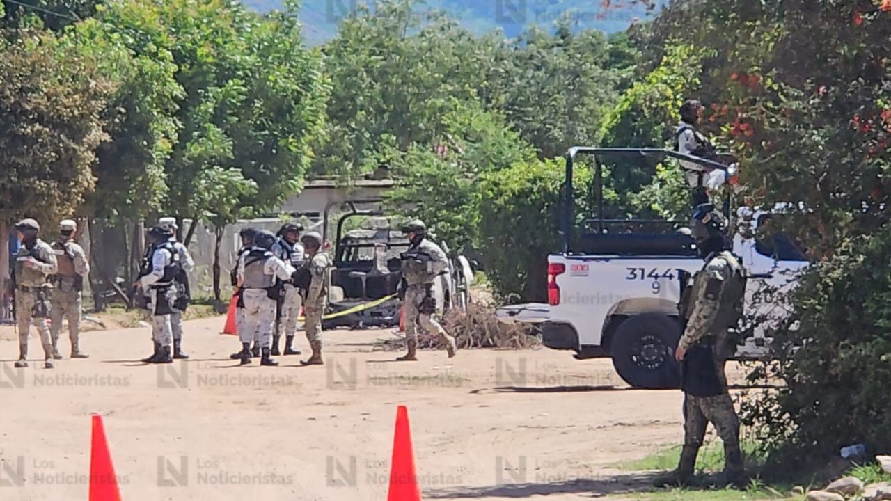 Fuerzas federales en Tepuche, Culiacán, tras enfrentamiento