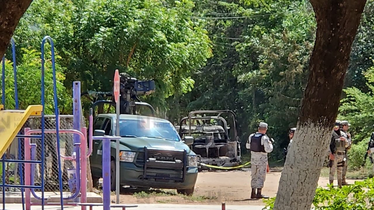 Fuerzas federales en Tepuche, Culiacán, tras enfrentamiento