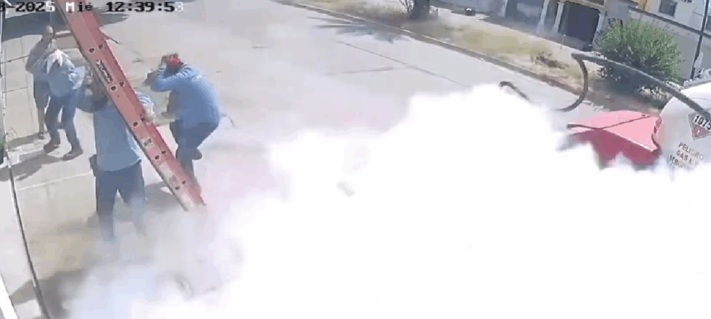 fuga de gas LP en Los Mochis