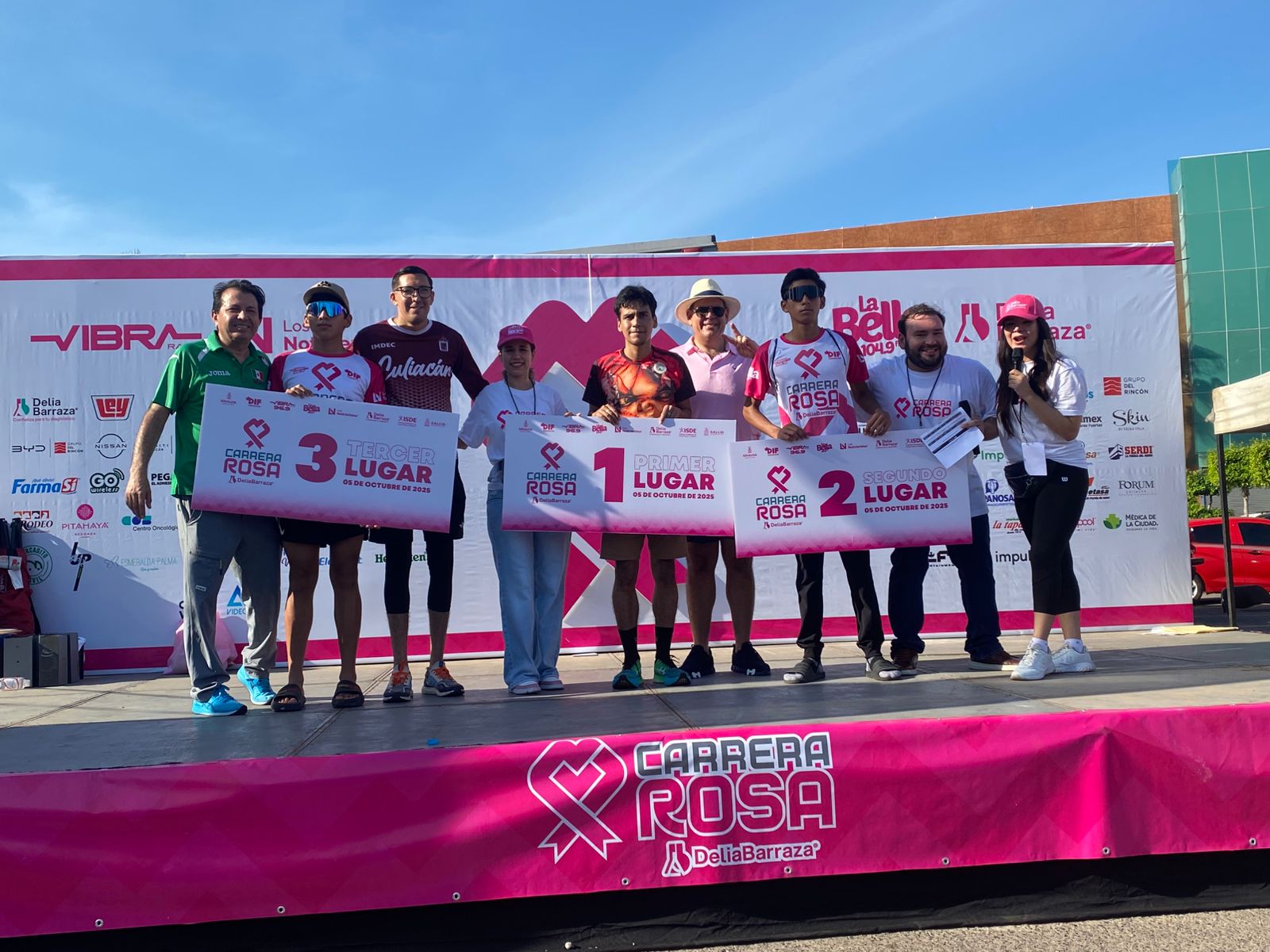Ganadores de la Carrera Rosa Delia Barraza 2025