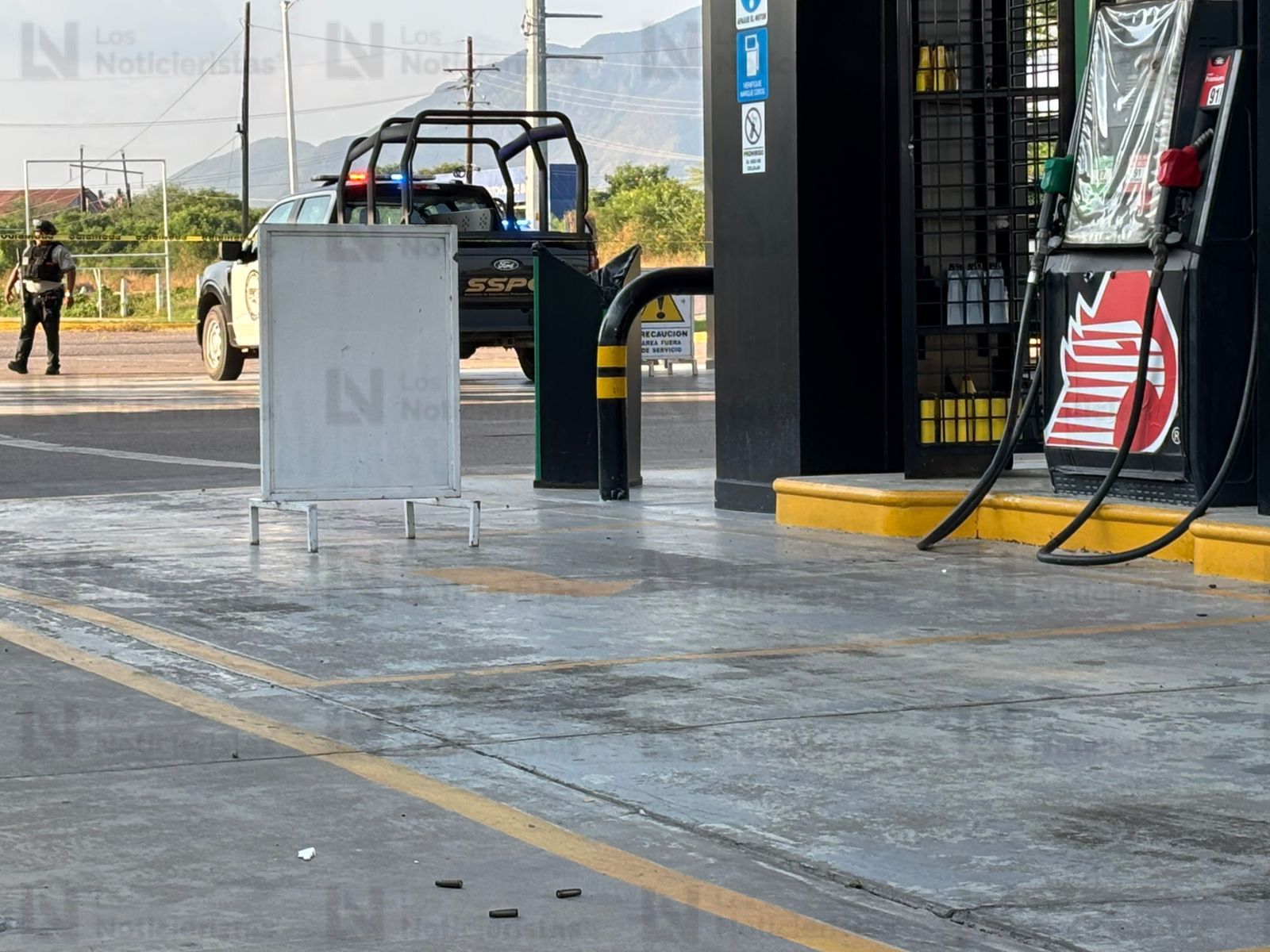Gasolinera atacada a balazos al norte de Culiacán, Sinaloa
