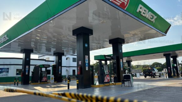 Atacan a balazos una gasolinera al norte de Culiacán, Sinaloa, a la altura del Seminario; no hay heridos