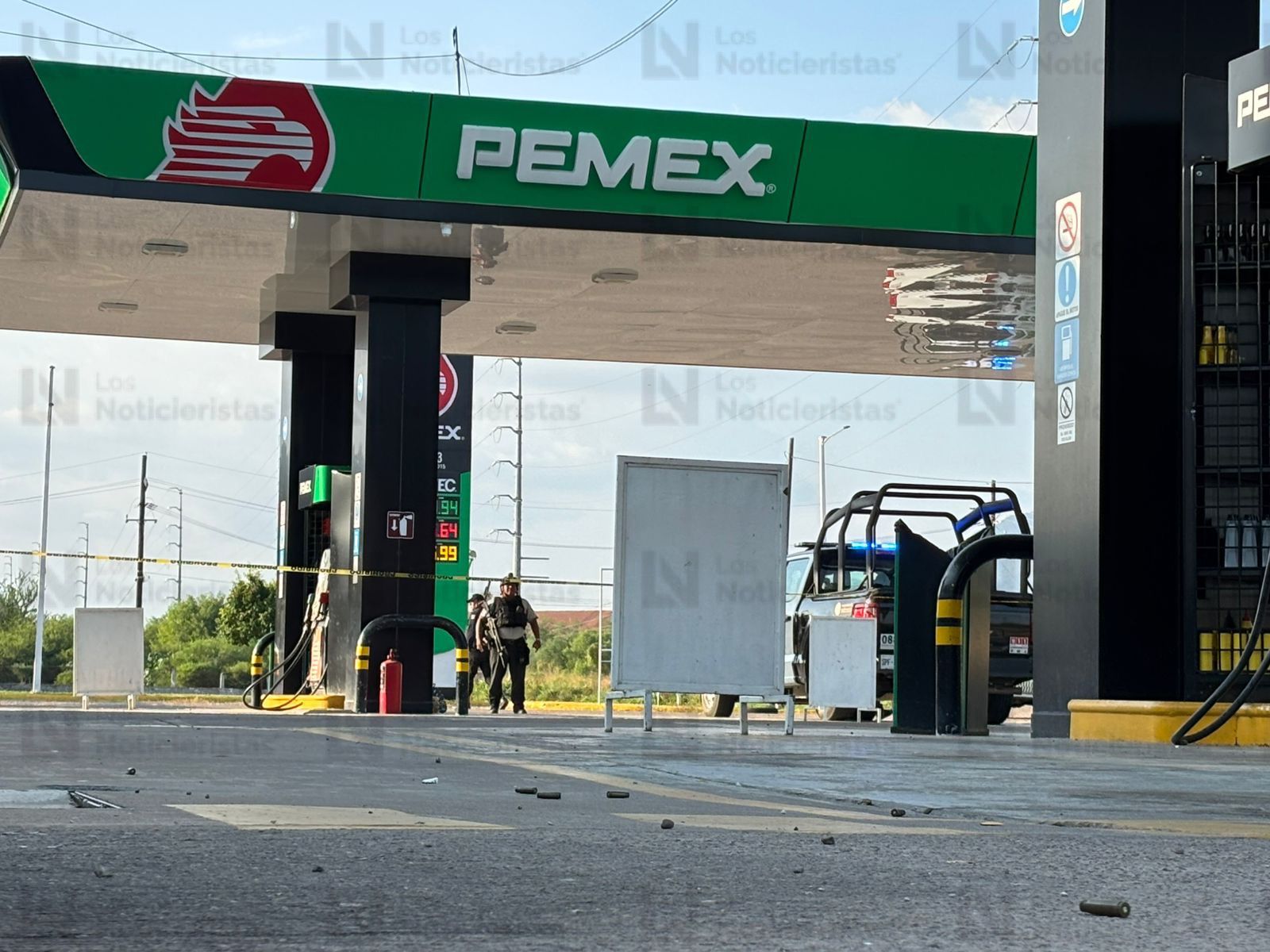 Gasolinera atacada a balazos al norte de Culiacán, Sinaloa