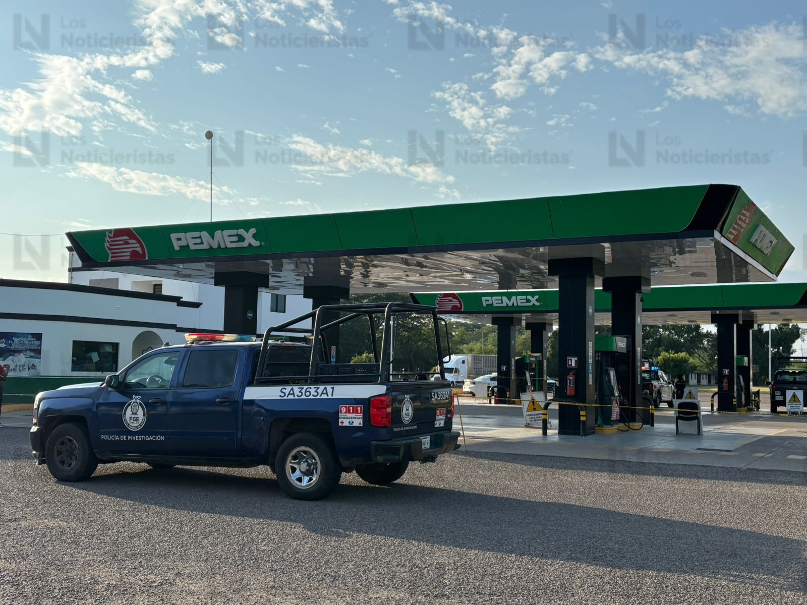 Gasolinera atacada a balazos al norte de Culiacán, Sinaloa