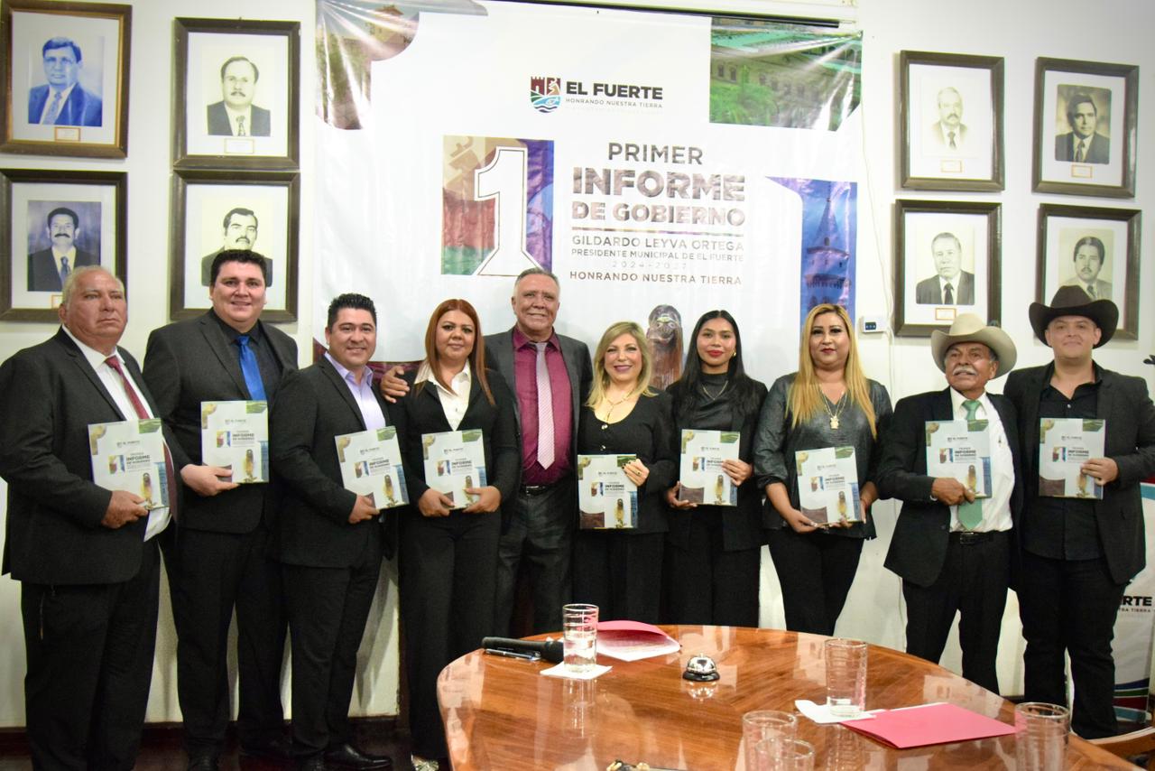 Gildardo Leyva rinde primer informe de su segunda gestión en El Fuerte