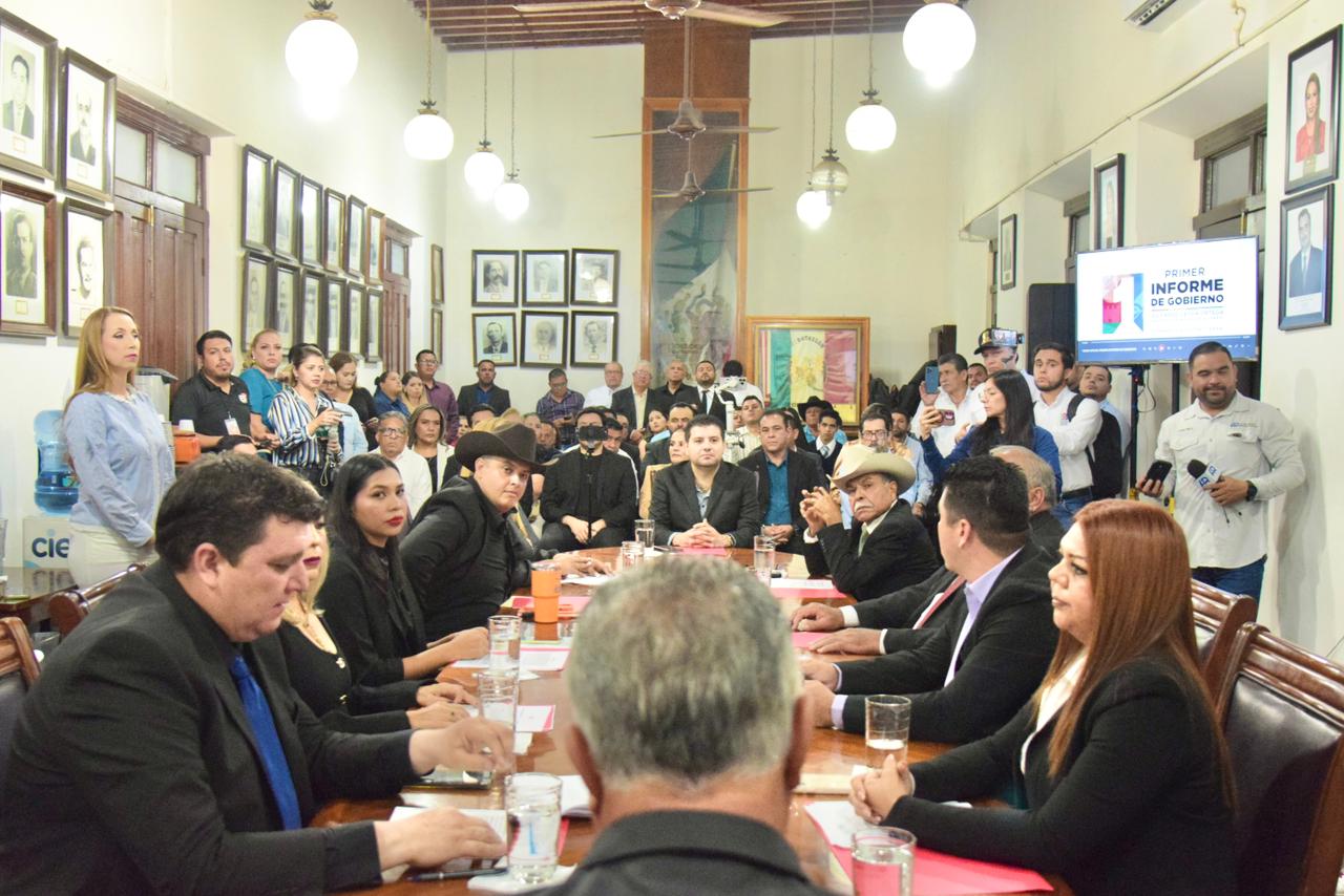 Gildardo Leyva rinde primer informe de su segunda gestión en El Fuerte