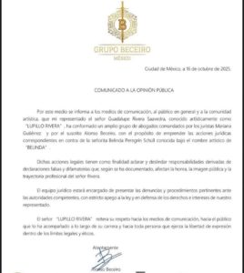 Comunicado de Grupo Beceiro