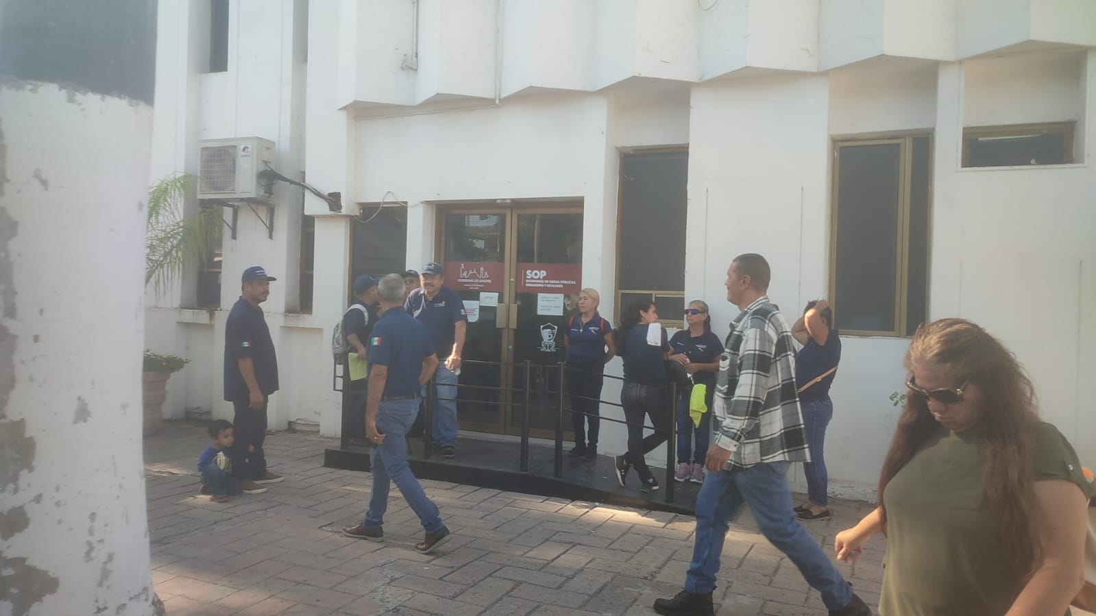 guerreros azules toman el palacio de ahome