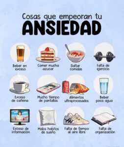 Malos hábitos en empeoran la ansiedad