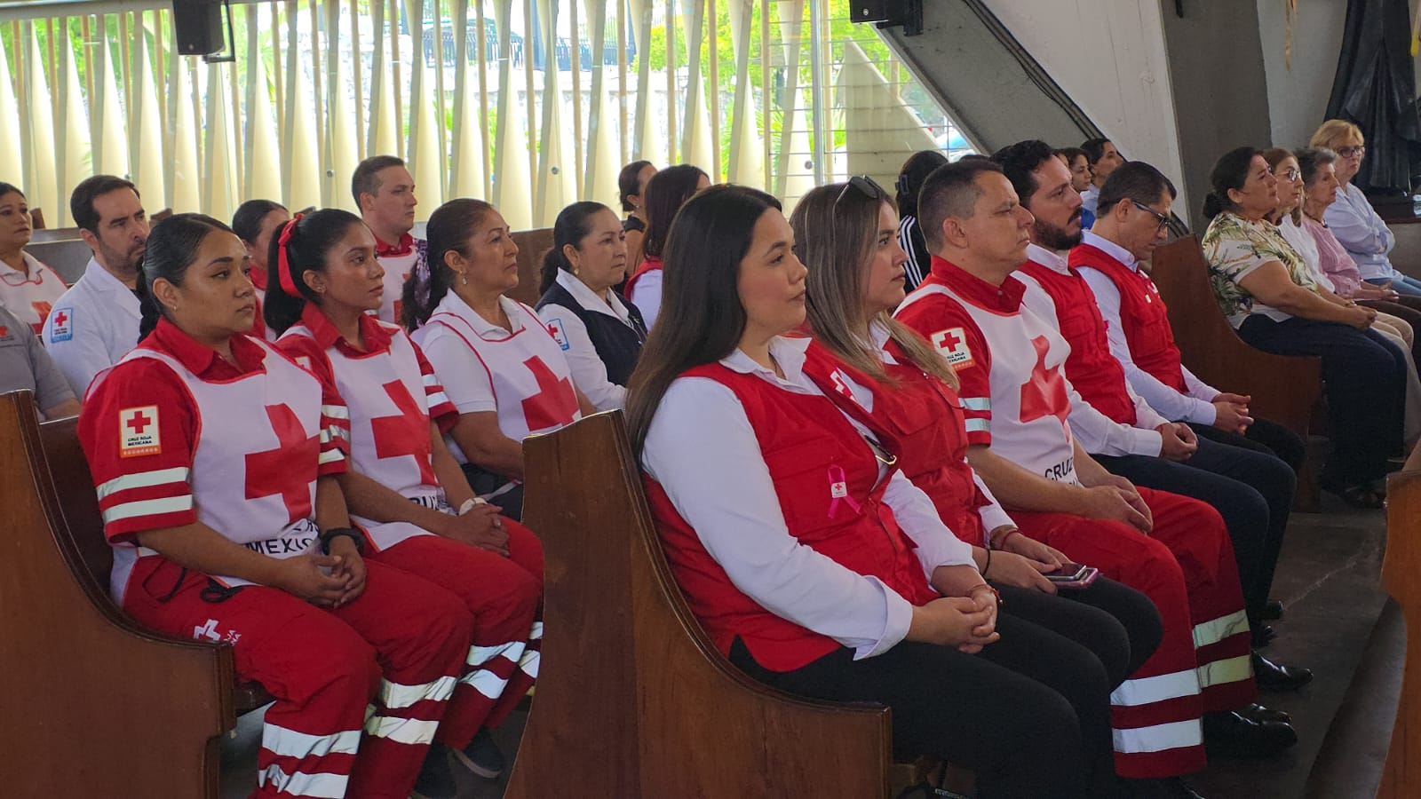 Realizan misa en honor a policías y cuerpos de auxilio en Culiacán