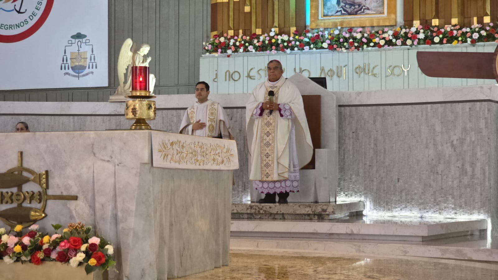 Obispo de Culiacán en misa en honor a cuerpos de auxilio en Culiacán