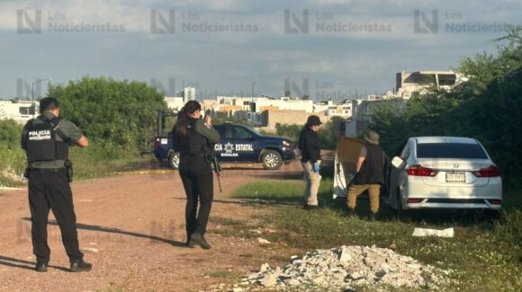 Hallan cuerpo semicalcinado dentro de un vehículo en Portalegre de Culiacán, Sinaloa