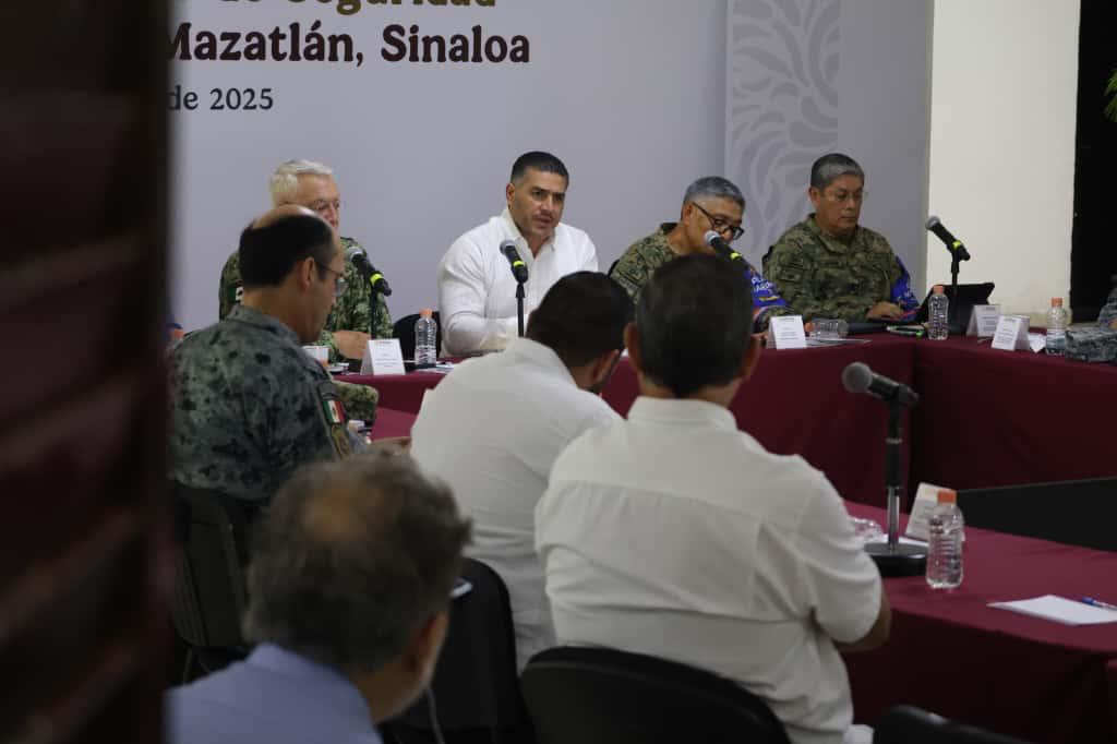 Reunión de Gabinete de Seguridad en Mazatlán