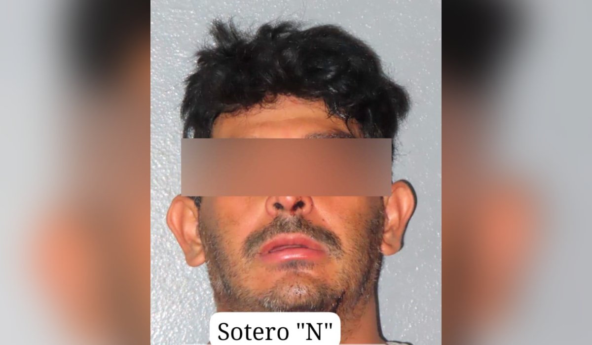 Hombre detenido en Mazatlán, Sinaloa