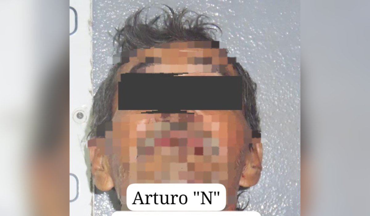 Hombre detenido en Mazatlán, Sinaloa