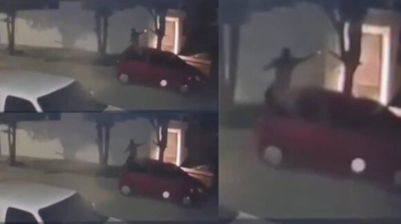 Circula video del hombre que disparó a un domicilio particular en el fraccionamiento Los Naranjos en Los Mochis, Sinaloa