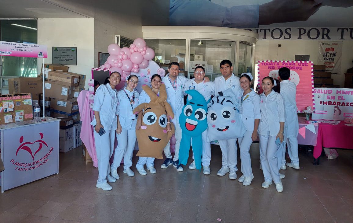 hospital imss bienestar realiza feria de la salud en los mochis