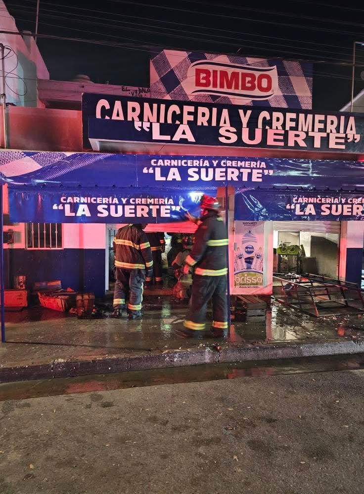 incendio en una carniceria de mazatlan