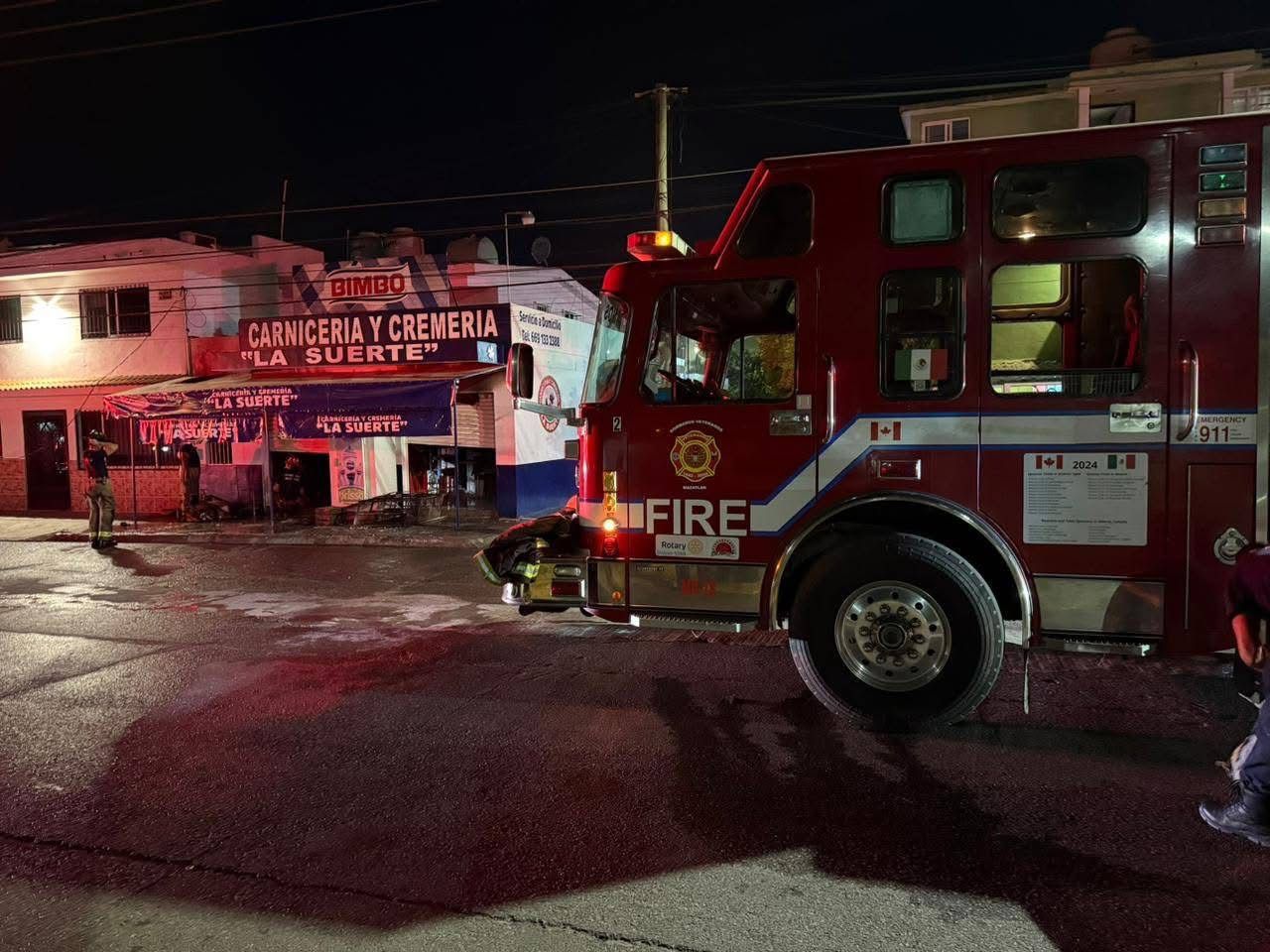 incendio en una carniceria de mazatlan