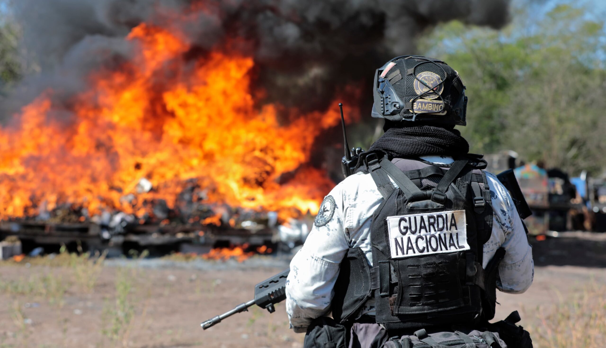 incineracion de droga en culiacan sinaloa