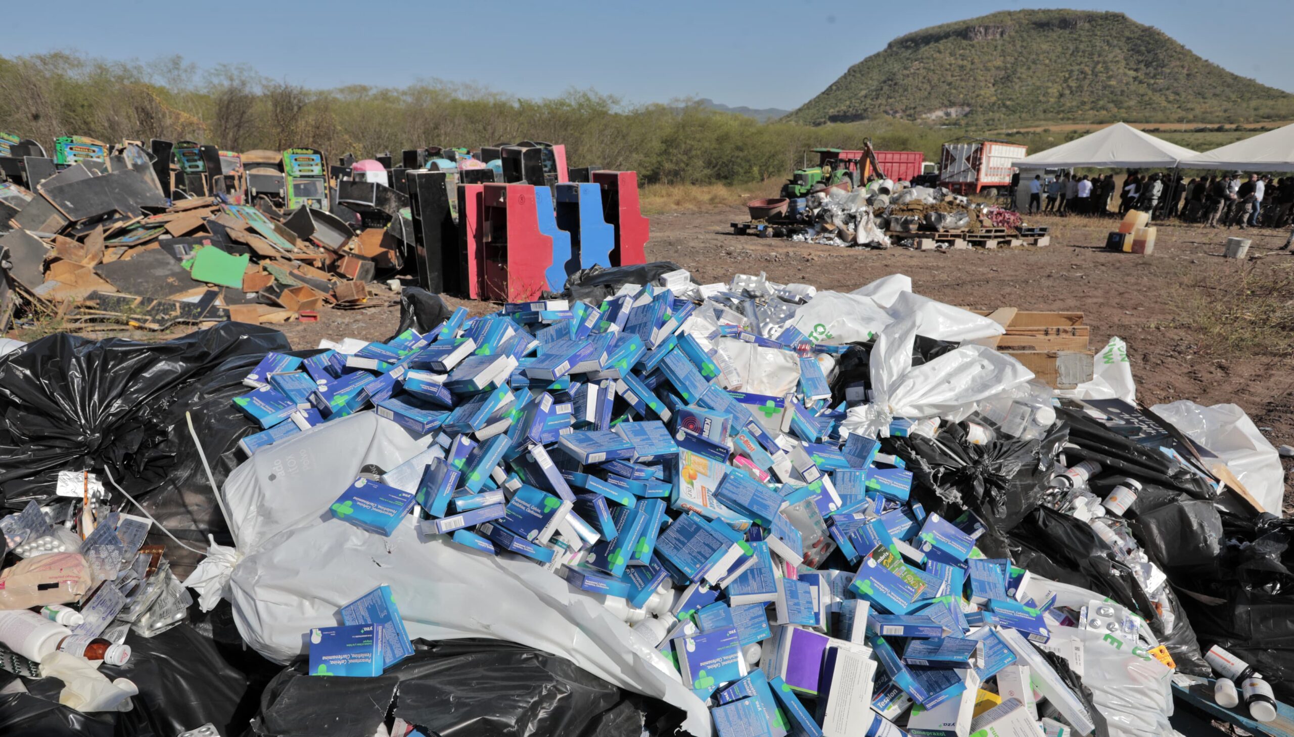 incineracion de droga por autoridades en culiacan sinaloa