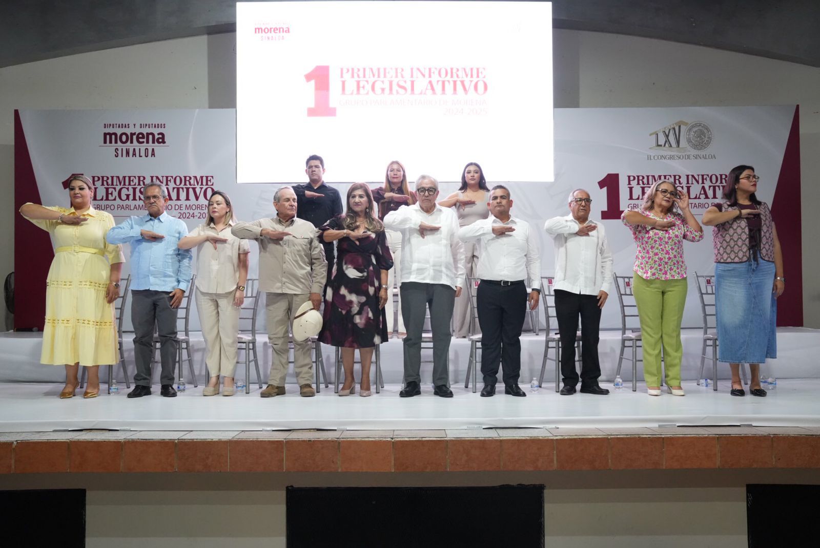 Primer Informe de Labores de Diputados de Morena en Navolato