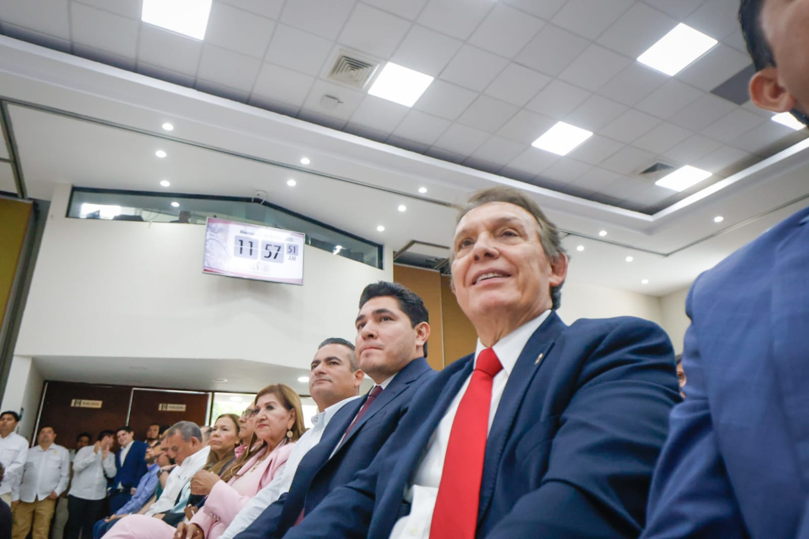 diputados locales del Partido Revolucionario Institucional (PRI) presentaron el informe correspondiste al Primer Año de Actividades de la 65 Legislatura en el Congreso Local.