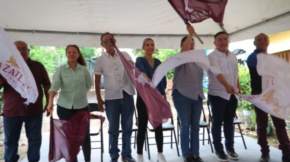 Arrancan de manera simultánea tres obras de pavimentación en distintas colonias de Mazatlán, Sinaloa