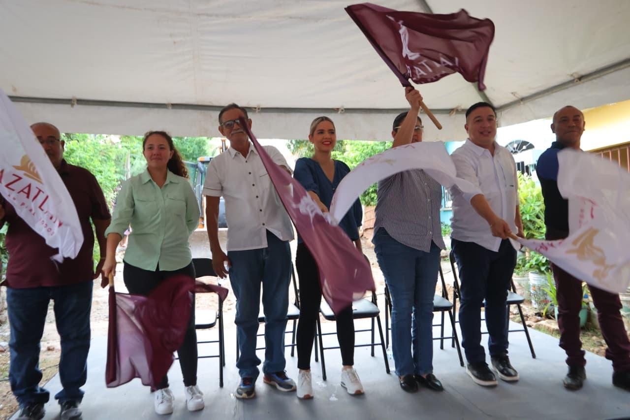 Inicia pavimentación en tres colonias de Mazatlán