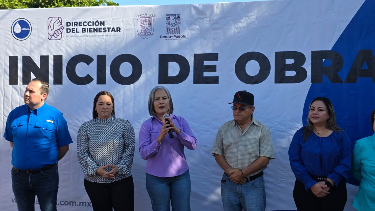 Inician obras de rehabilitación de alcantarillado en Guamúchil