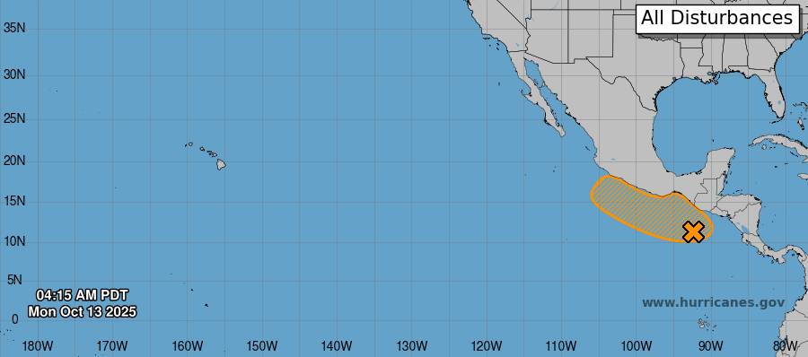 inicios de la posible tormenta tropical sonia