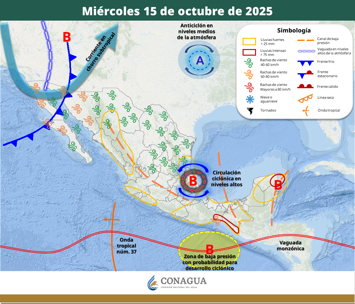 inicios de la tormenta tropical sonia