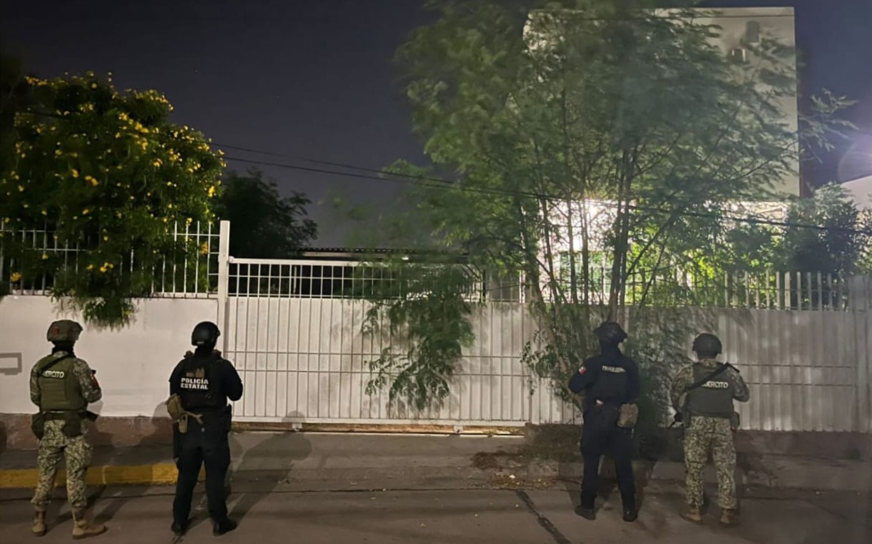 Inmueble asegurado en Culiacán, Sinaloa