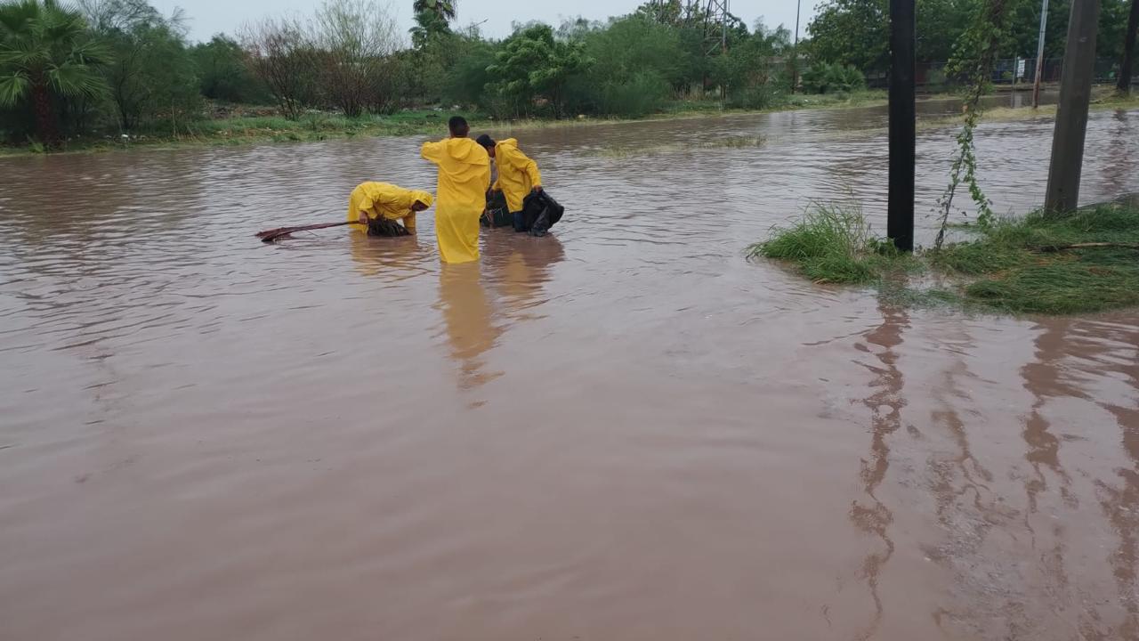 Inundaciones en Los Mochis