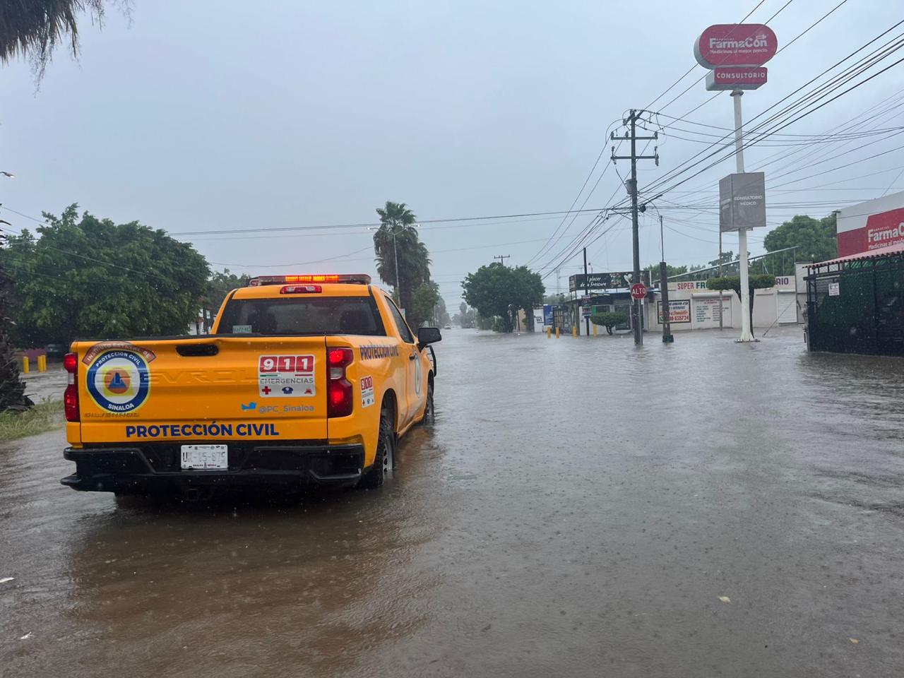 Inundaciones en Los Mochis