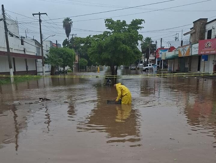Inundaciones en Los Mochis